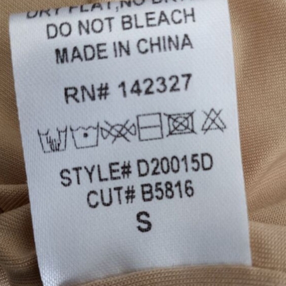 Lilyful Elegant Nude Halter Dress Sz.S EUC . - Picture 9 of 9